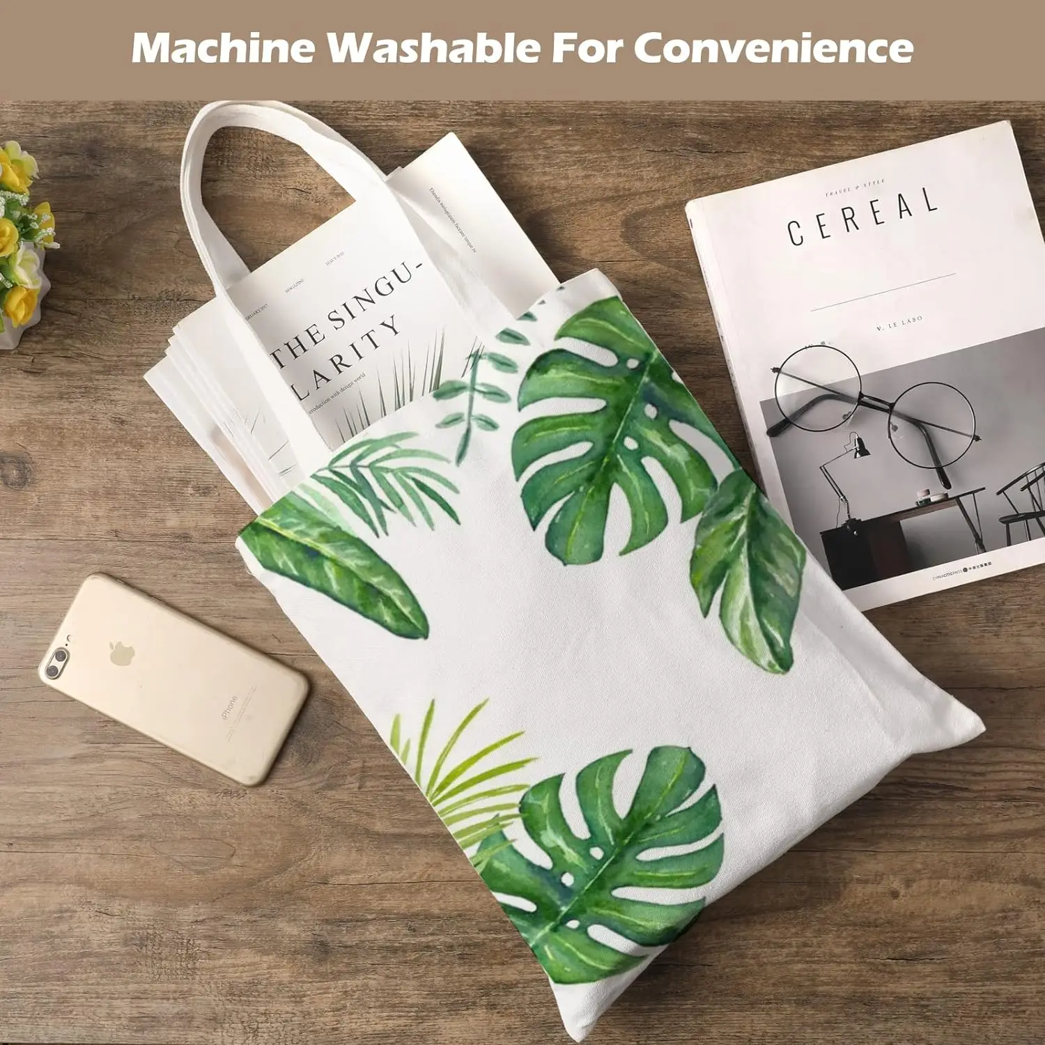 6pcs White Canvas Tote Bags, S - Tote Bag Sublimation recensione e prezzo