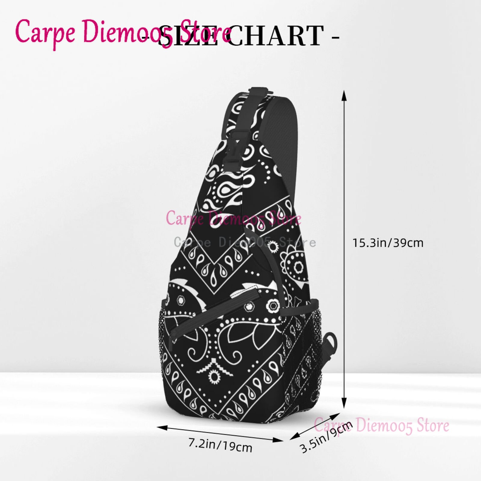 Black And White Paisley Chican - Bandana Blank White recensione e prezzo