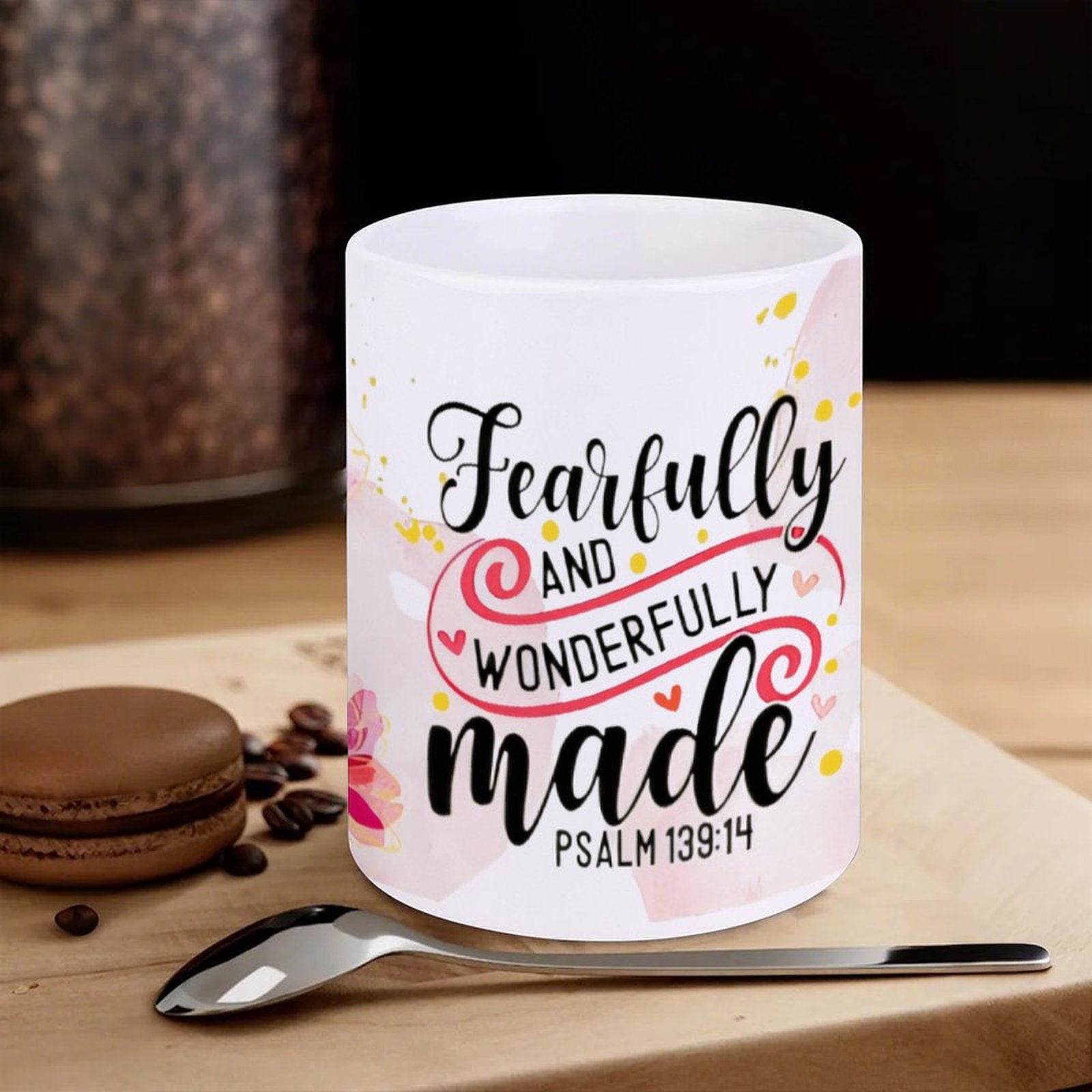 Fearfully And Wonderfully Made - Sublimation Mug White recensione e prezzo