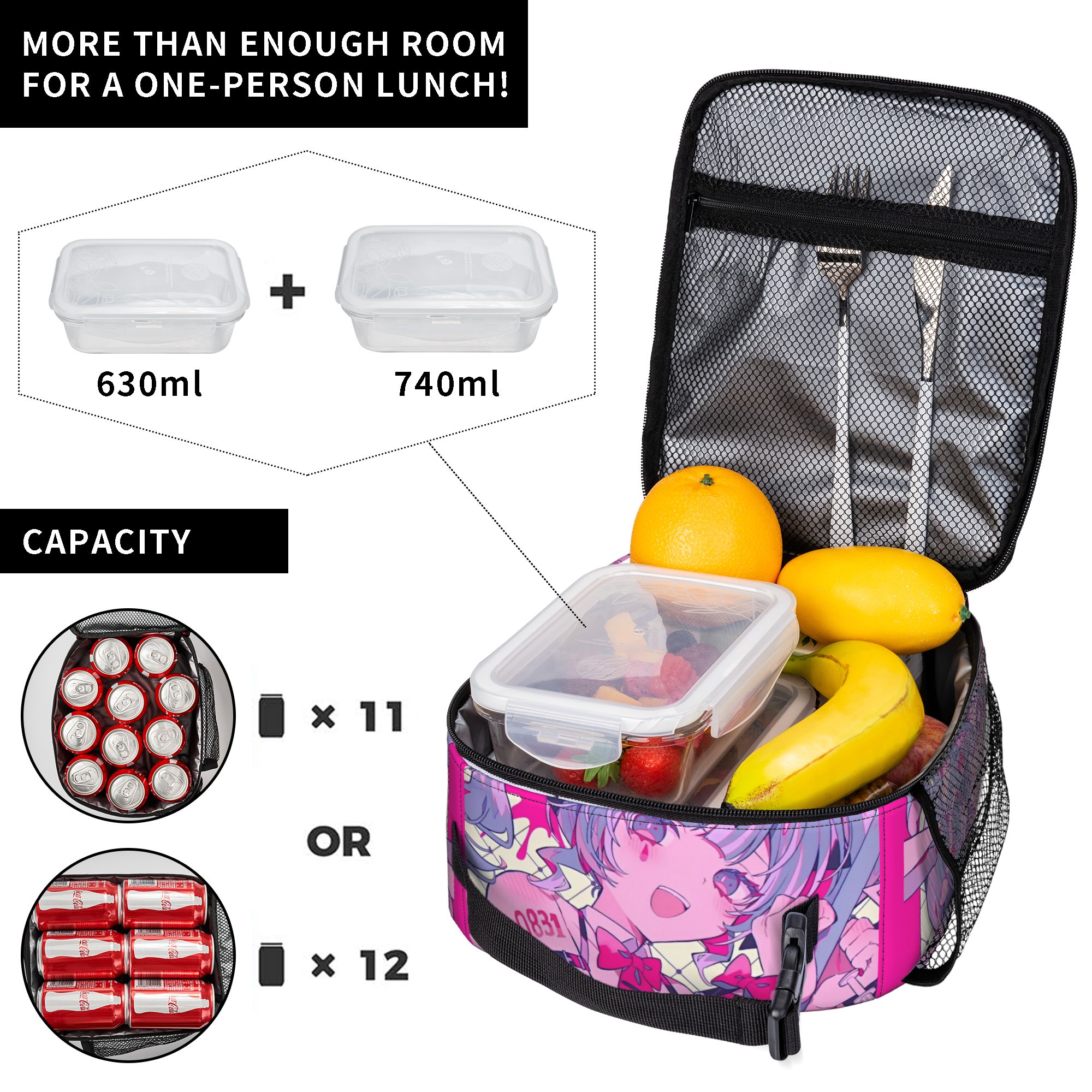 Hatsune Miku  Insulated Lunch  - Tote Bag Sublimation recensione e prezzo