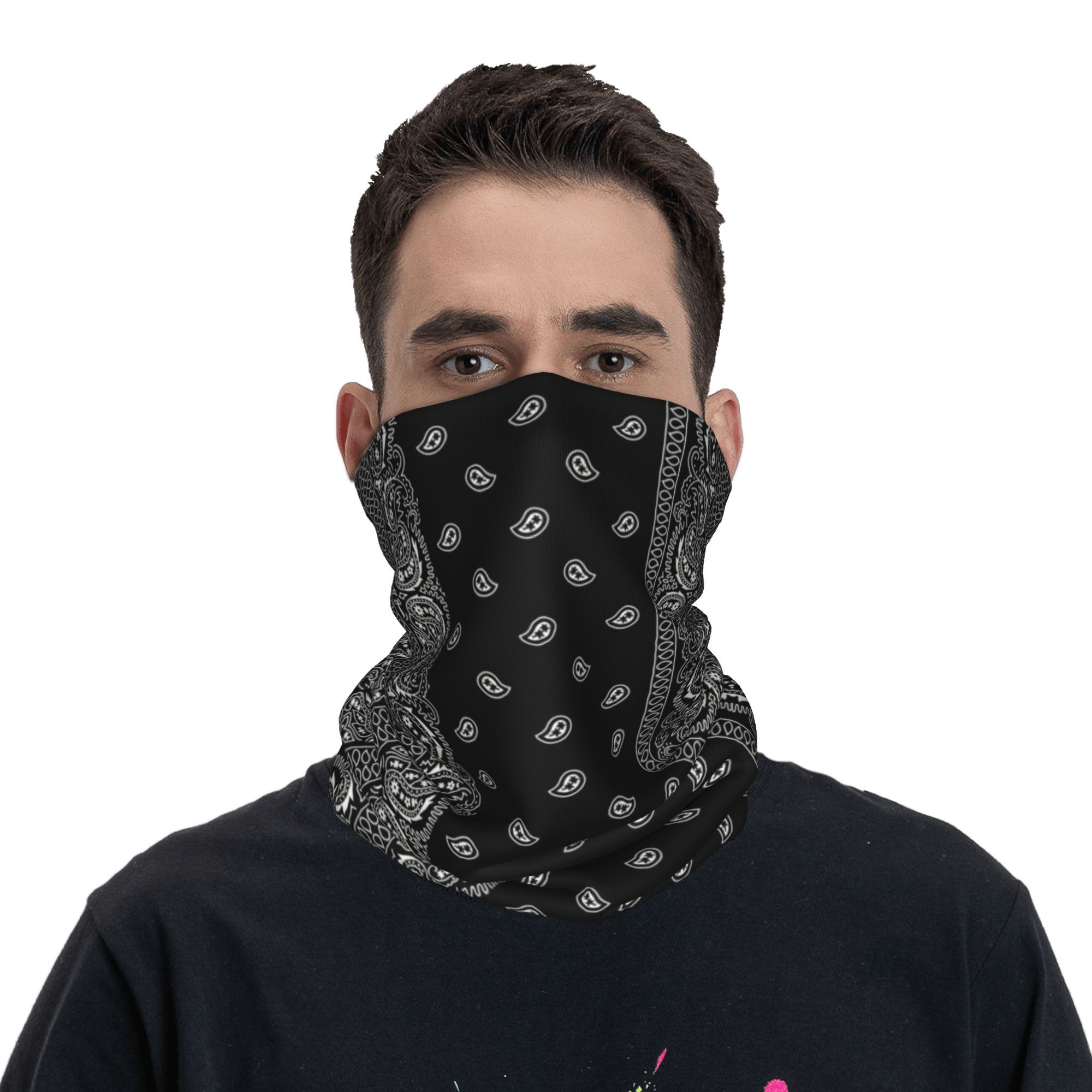 Custom Black And White Paisley - Bandana Blank White recensione e prezzo