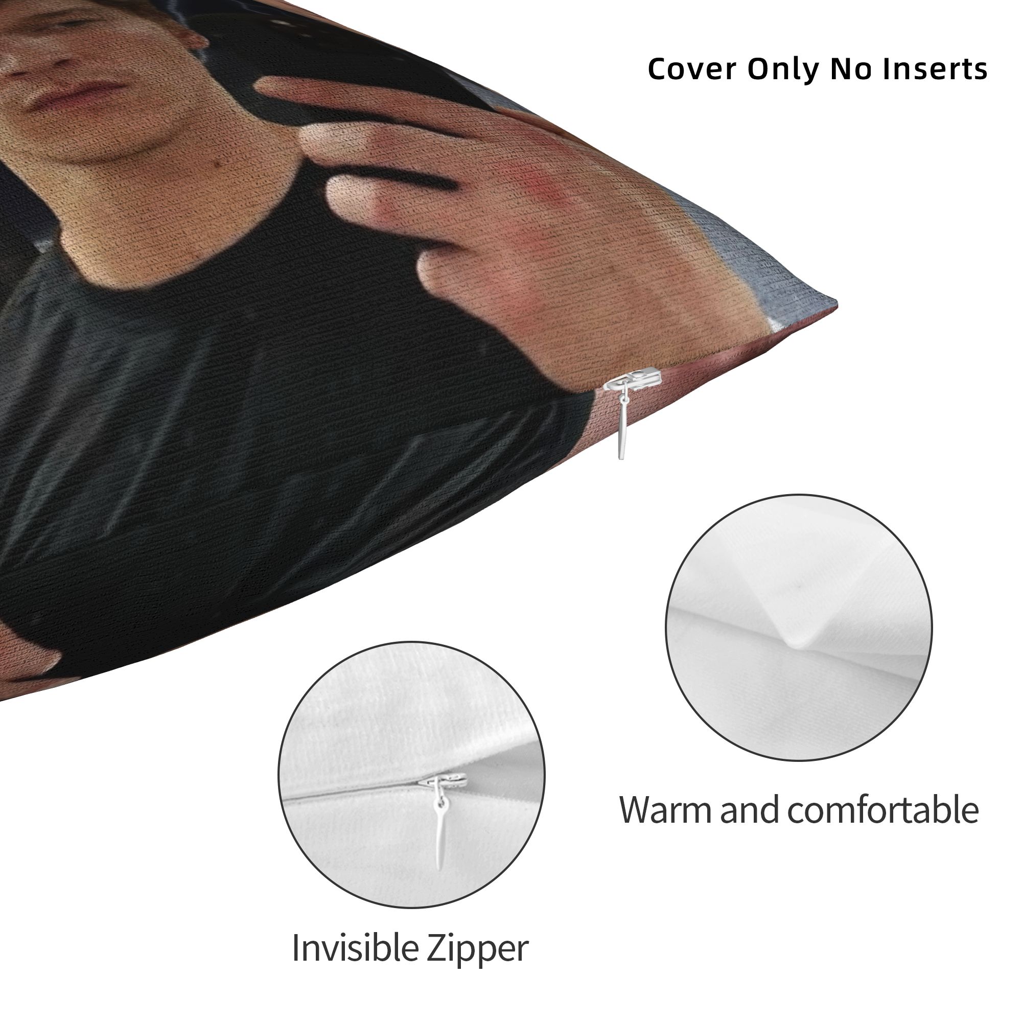 Connor Storrie Heated Rivalry  - Pillow Cover Sublimation recensione e prezzo