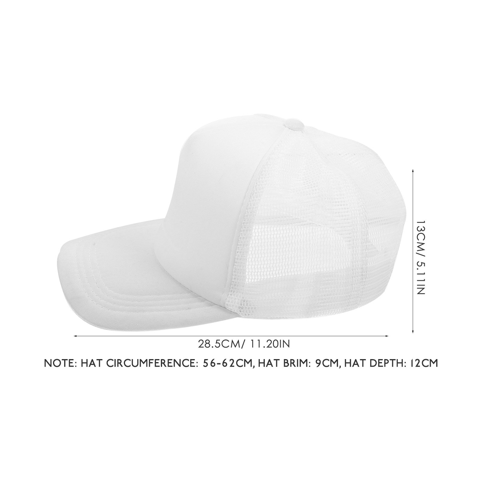 10Pcs Blank Baseball Caps Mesh - Hat Sublimation Blank recensione e prezzo