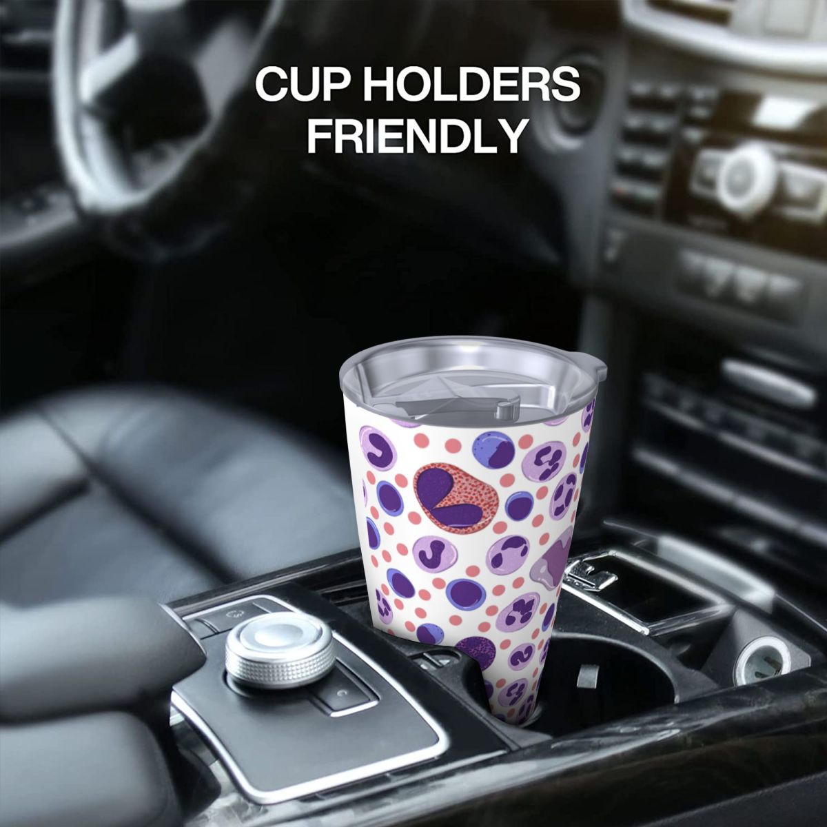 Large White Blood Cell Pattern - Tumbler 20Oz White recensione e prezzo