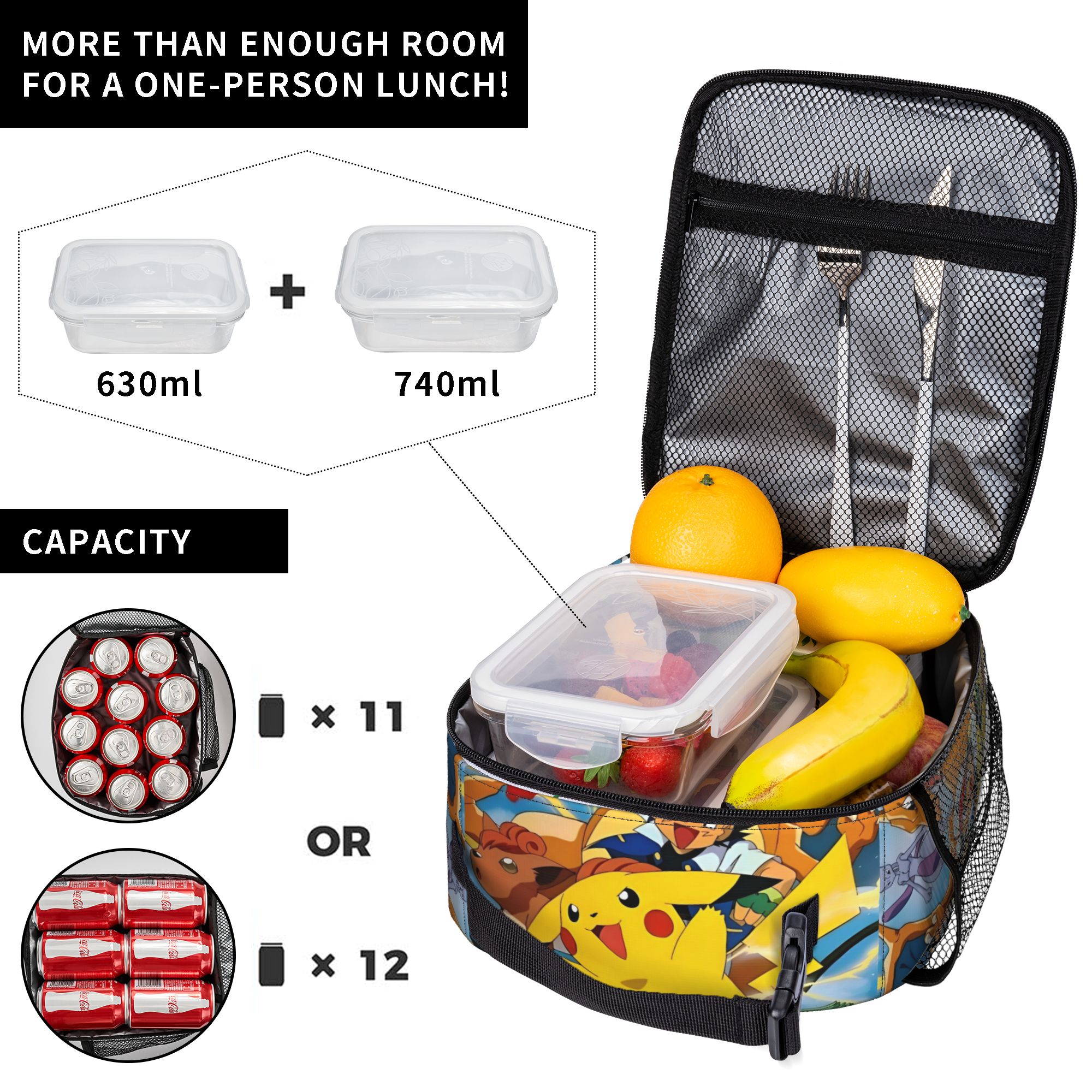 Cute Cartoon Manga Poke-Mon In - Tote Bag Sublimation recensione e prezzo