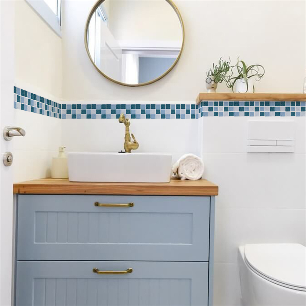 Blue Mosaic Self-Adhesive Base - Ceramic Tile Blank recensione e prezzo