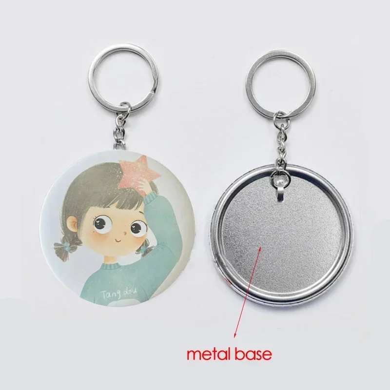 100PCS 44mm 58mm Keychains Bad - Button Badge Blank recensione e prezzo