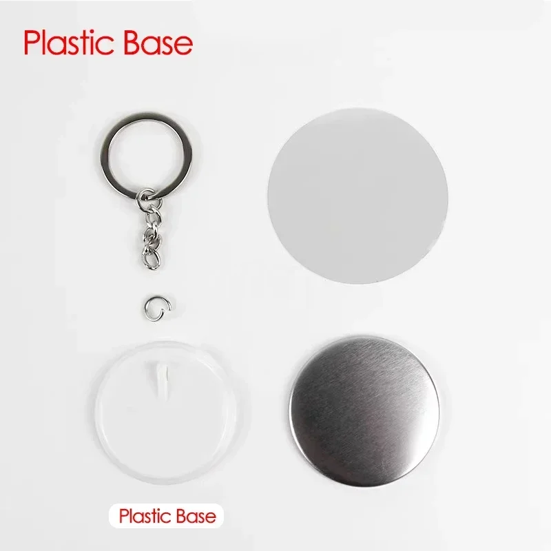 100PCS 44mm 58mm Keychains Bad - Button Badge Blank recensione e prezzo