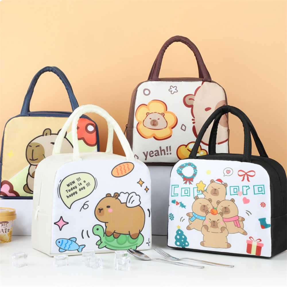Cartoon Capybara Lunch Bag Ins - Tote Bag Sublimation recensione e prezzo