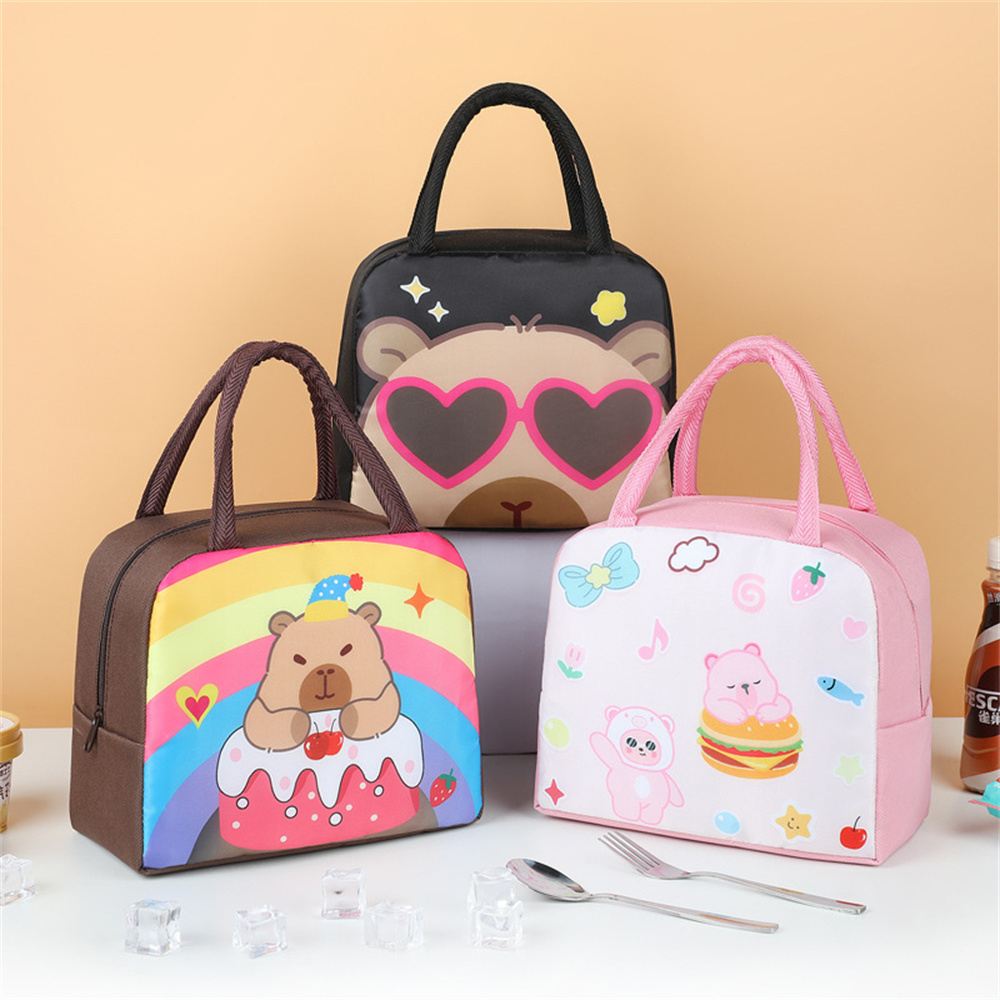 Cartoon Capybara Lunch Bag Ins - Tote Bag Sublimation recensione e prezzo