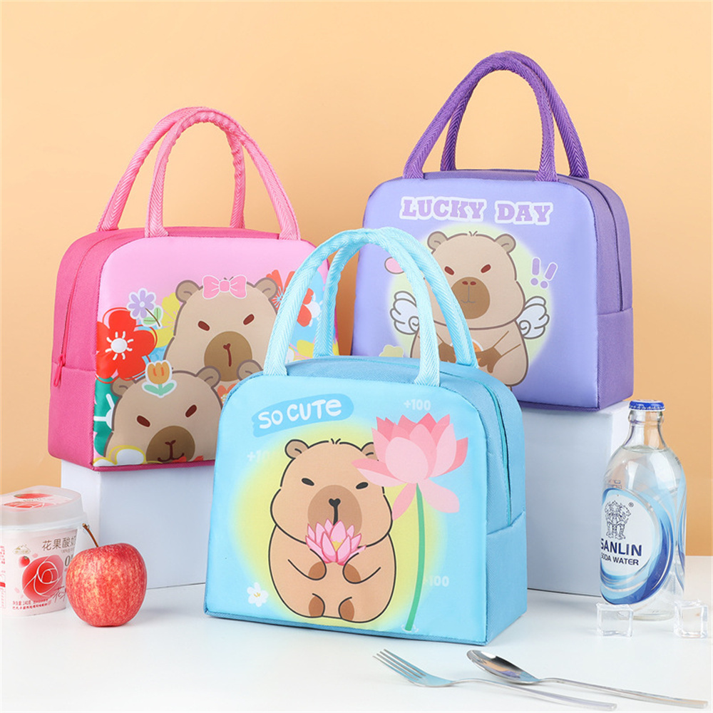 Cartoon Capybara Lunch Bag Ins - Tote Bag Sublimation recensione e prezzo