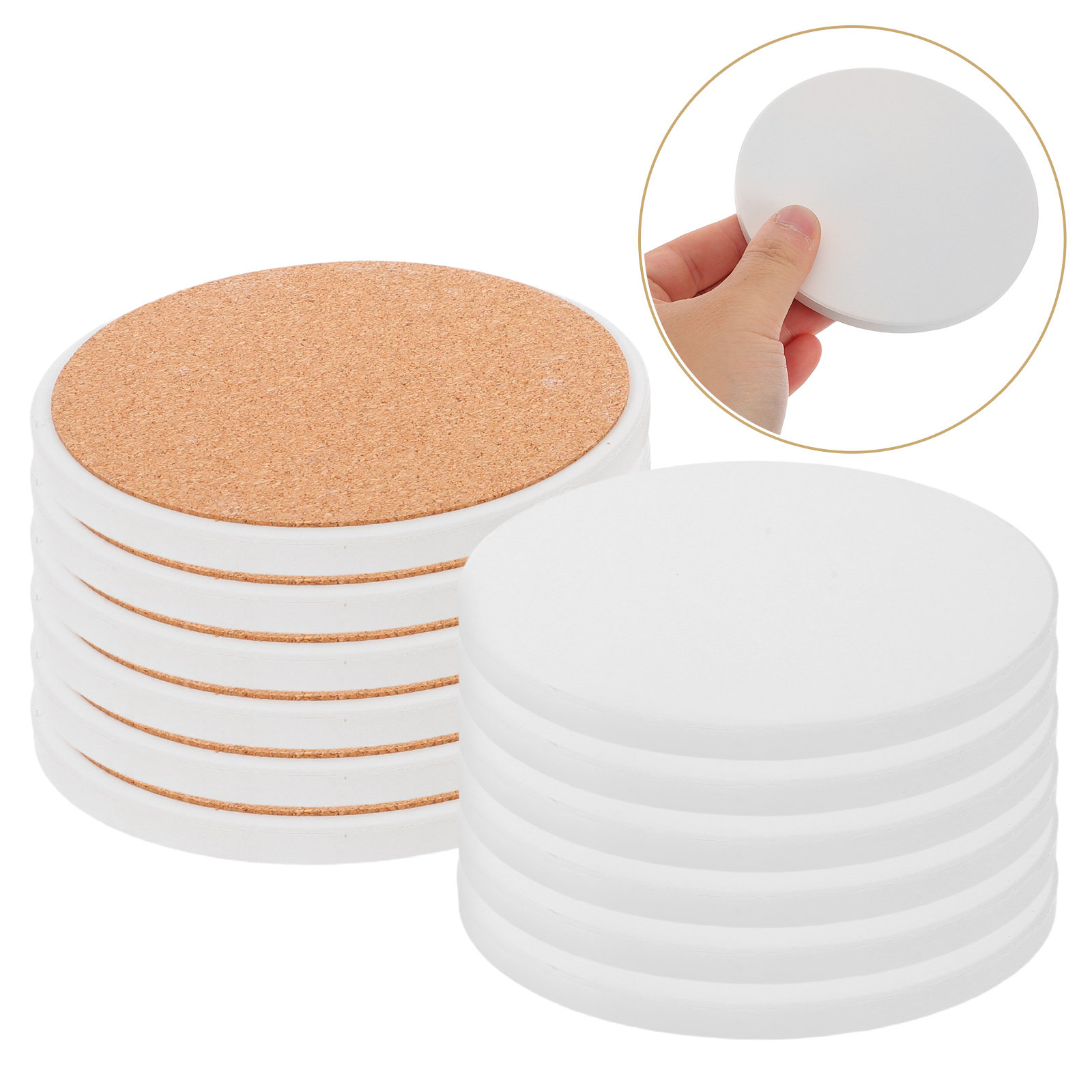12pcs Sublimation Coasters Bla - Ceramic Tile Blank recensione e prezzo