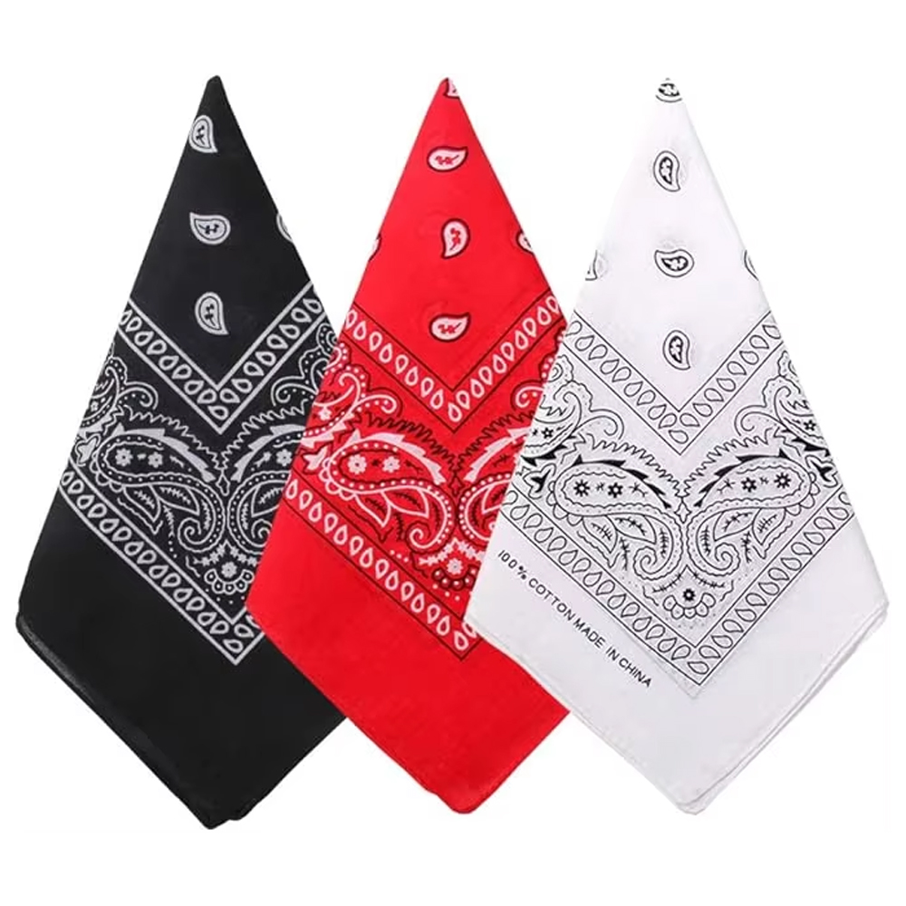 Hip Hop Cowboy Paisley Scarf L - Bandana Blank White recensione e prezzo