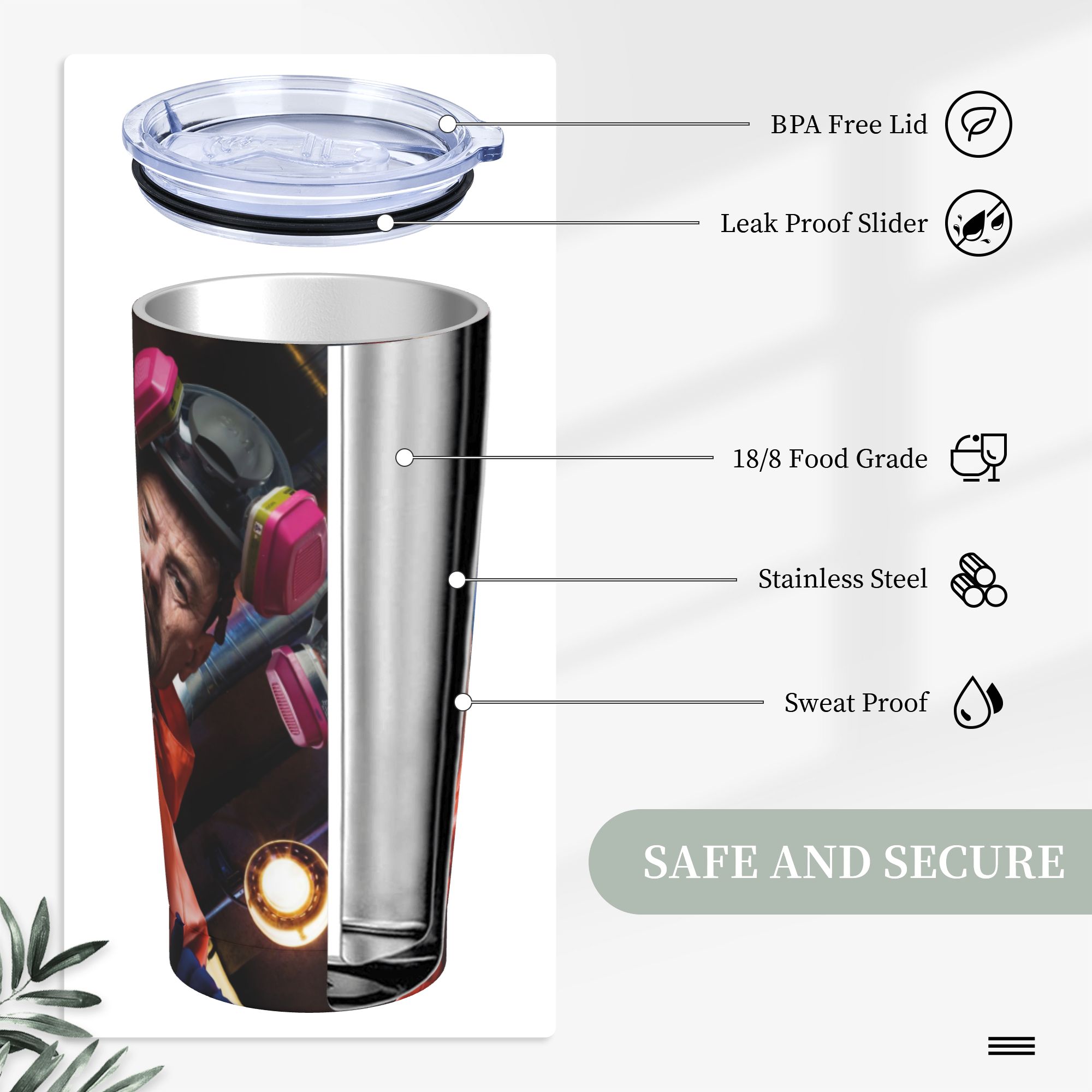 Walter White Pinkman Tumbler V - Tumbler 20Oz White recensione e prezzo
