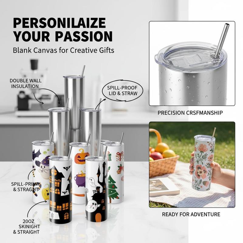 16 Pack Sublimation Insulated  - Tumbler 20Oz White recensione e prezzo