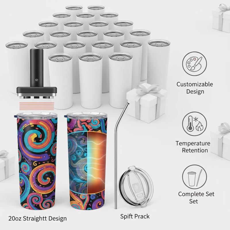 16 Pack Sublimation Insulated  - Tumbler 20Oz White recensione e prezzo