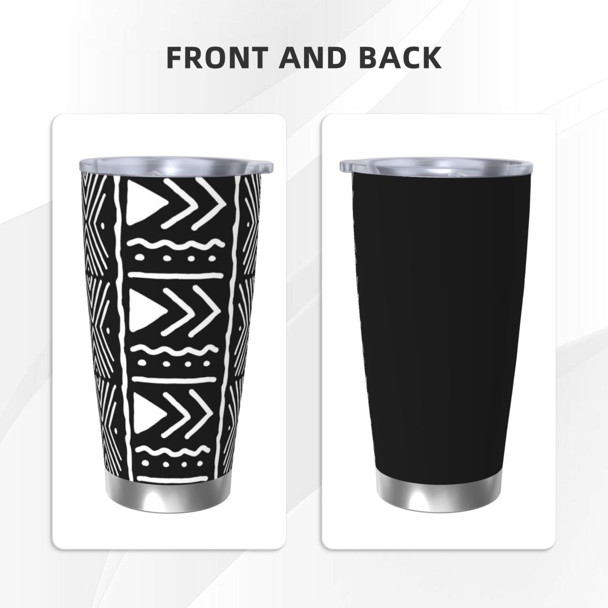 Black And White African Bogola - Tumbler 20Oz White recensione e prezzo