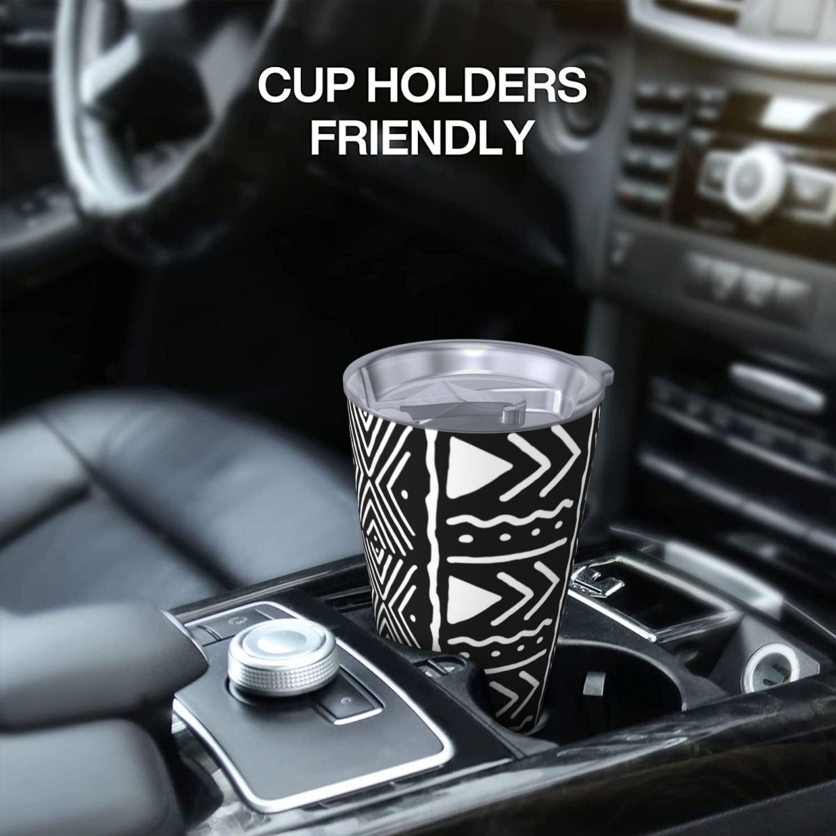 Black And White African Bogola - Tumbler 20Oz White recensione e prezzo