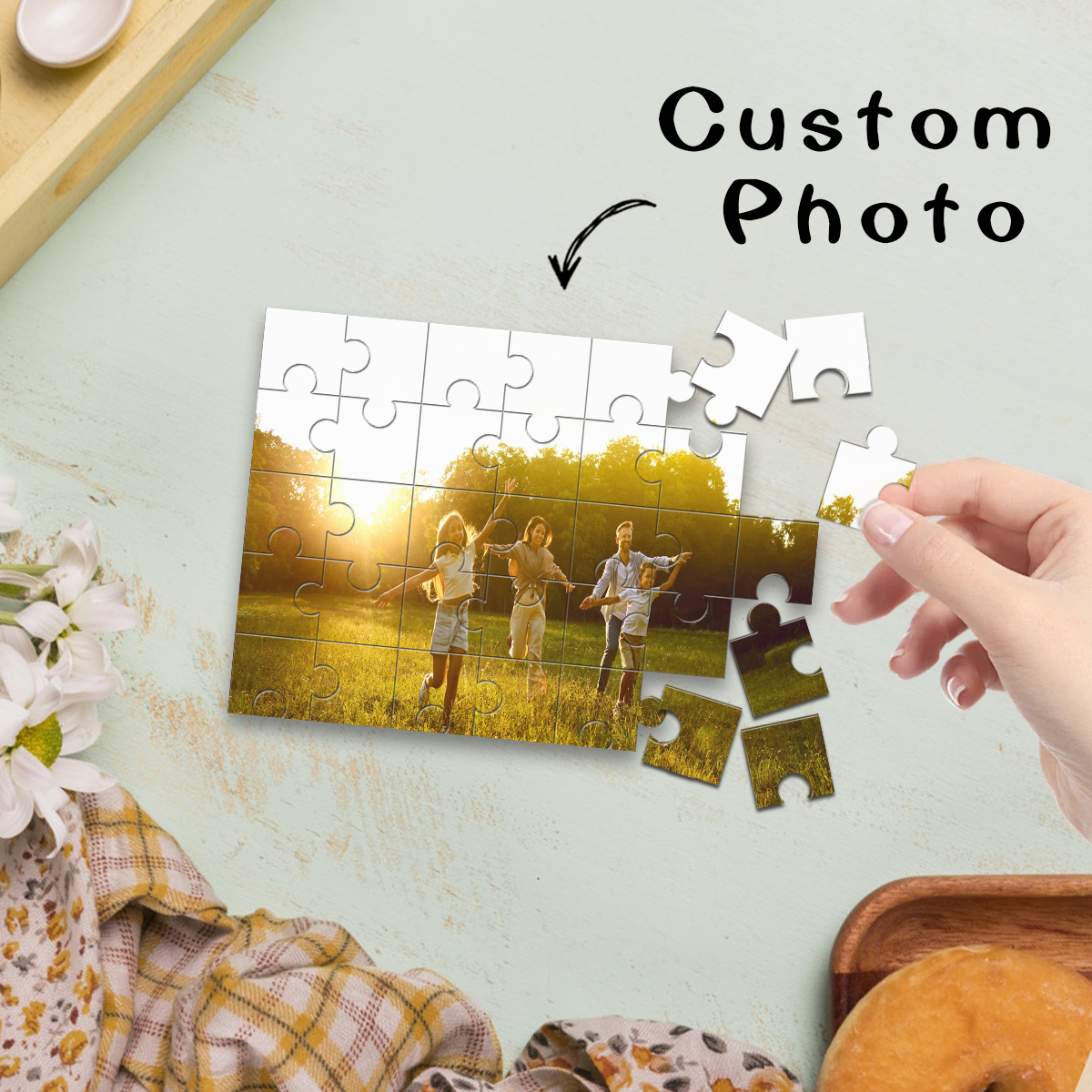 1pc Custom Photo Single Portra - Puzzle Blank White recensione e prezzo