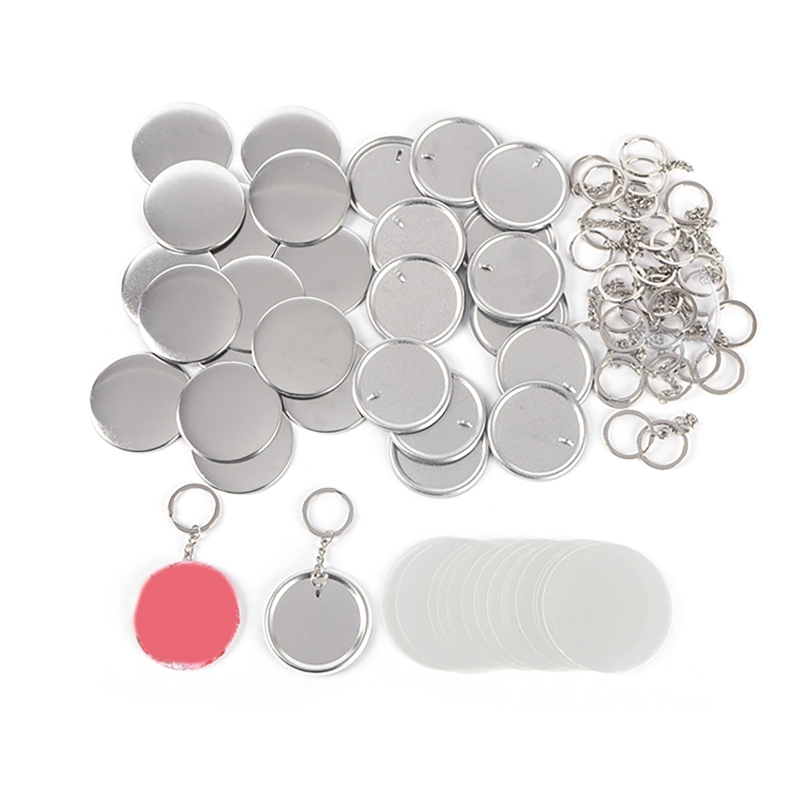 100PCS 44MM 58MM Plastic Metal - Button Badge Blank recensione e prezzo