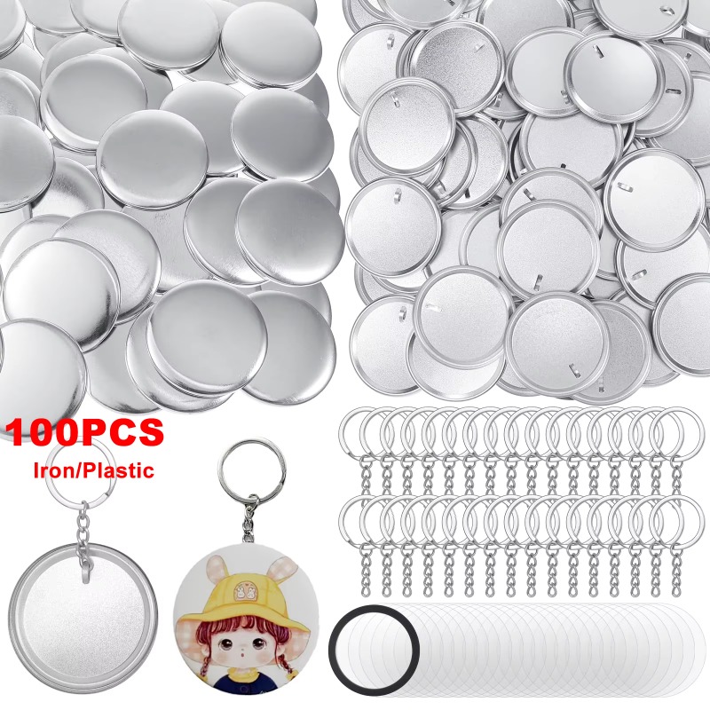 100 Sets 58 Mm/ 44 Mm Button M - Button Badge Blank recensione e prezzo