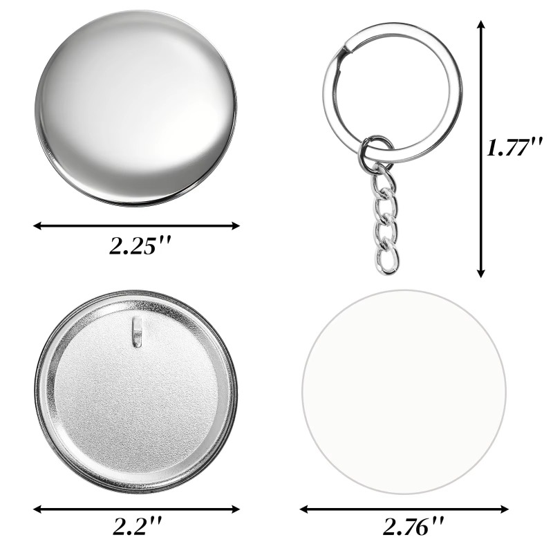 100 Sets 58 Mm/ 44 Mm Button M - Button Badge Blank recensione e prezzo