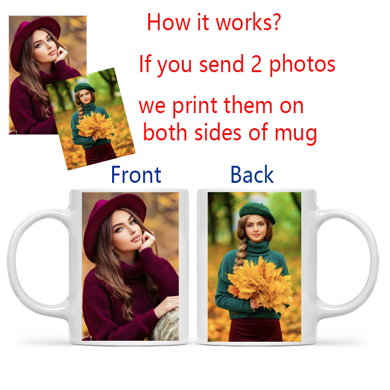 Personalized Your Photo Mug, C - Sublimation Mug White recensione e prezzo