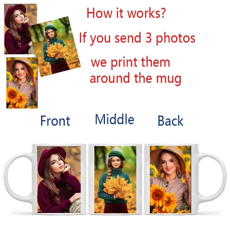 Personalized Your Photo Mug, C - Sublimation Mug White recensione e prezzo