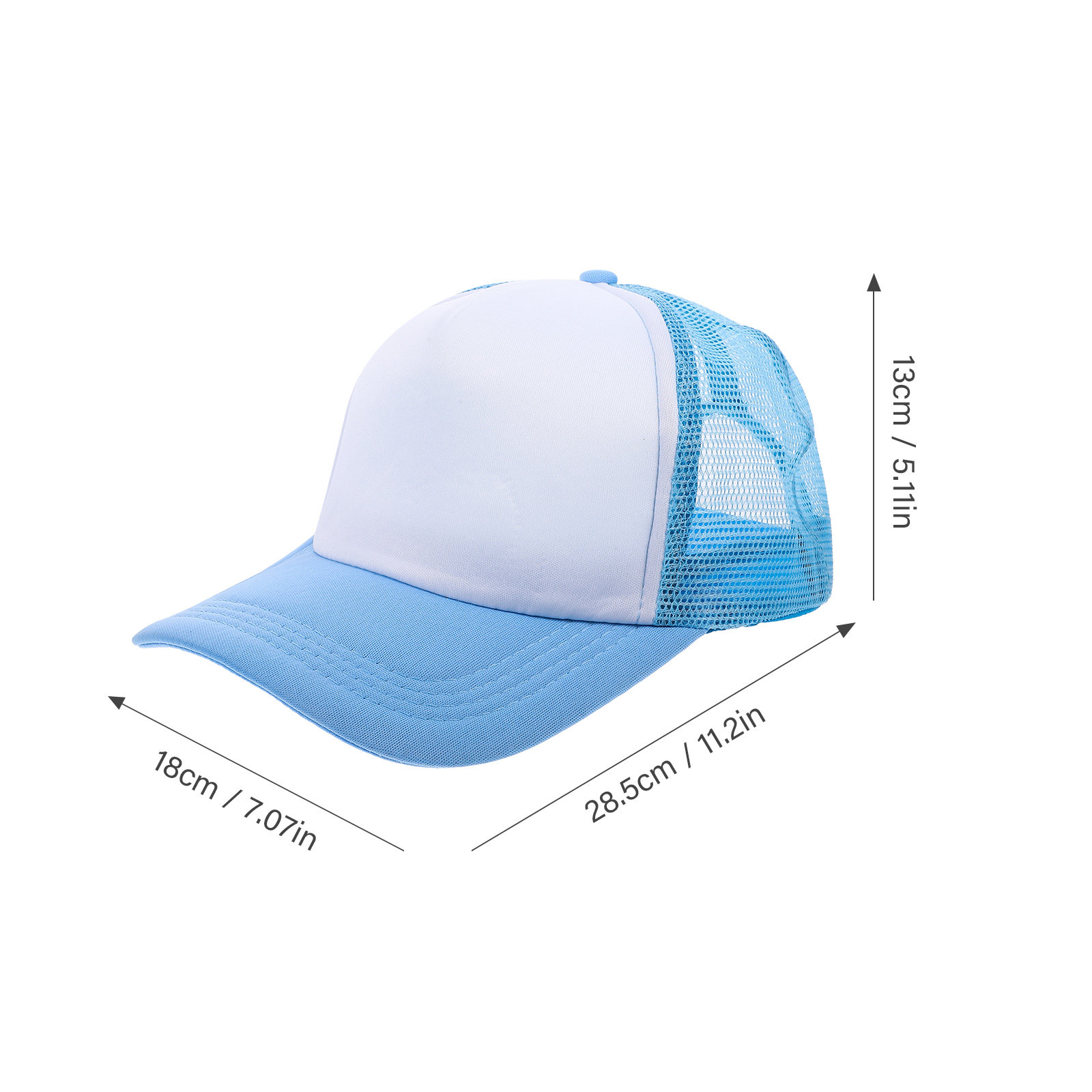 10Pcs Mesh Baseball Hat Blank  - Hat Sublimation Blank recensione e prezzo