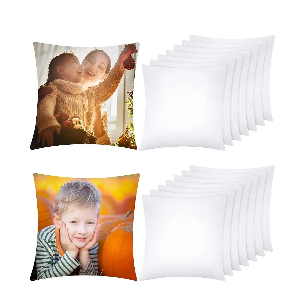 4-Pack White Polyester Peach S - Pillow Cover Sublimation recensione e prezzo