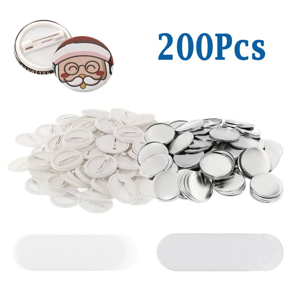 200pcs DIY Round Badge Making  - Button Badge Blank recensione e prezzo