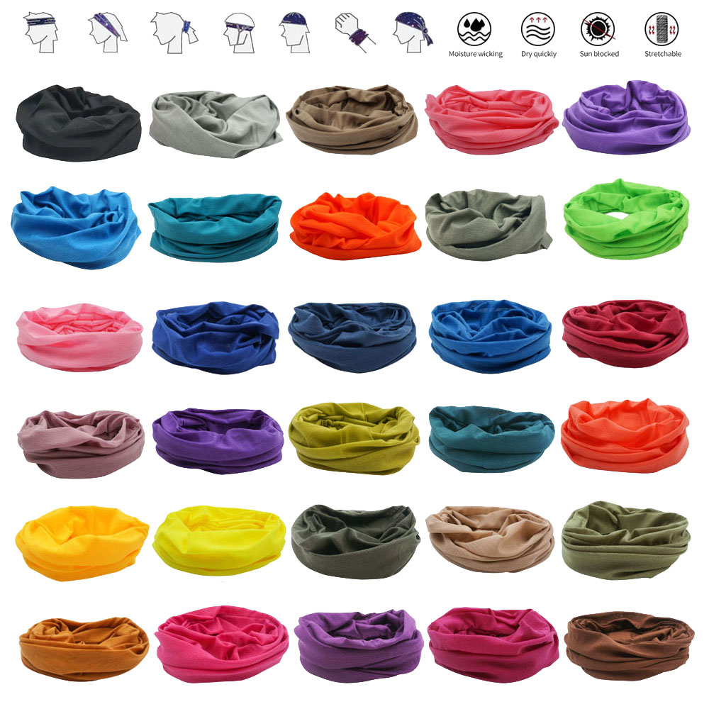 55 Solid Colors Outdoor Sports - Bandana Blank White recensione e prezzo