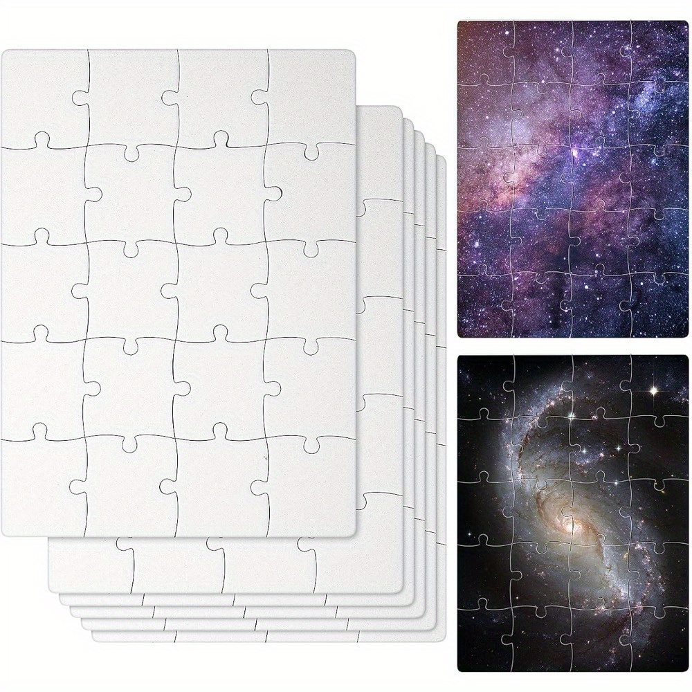 6pcs Sublimation Blank Puzzles - Puzzle Blank White recensione e prezzo