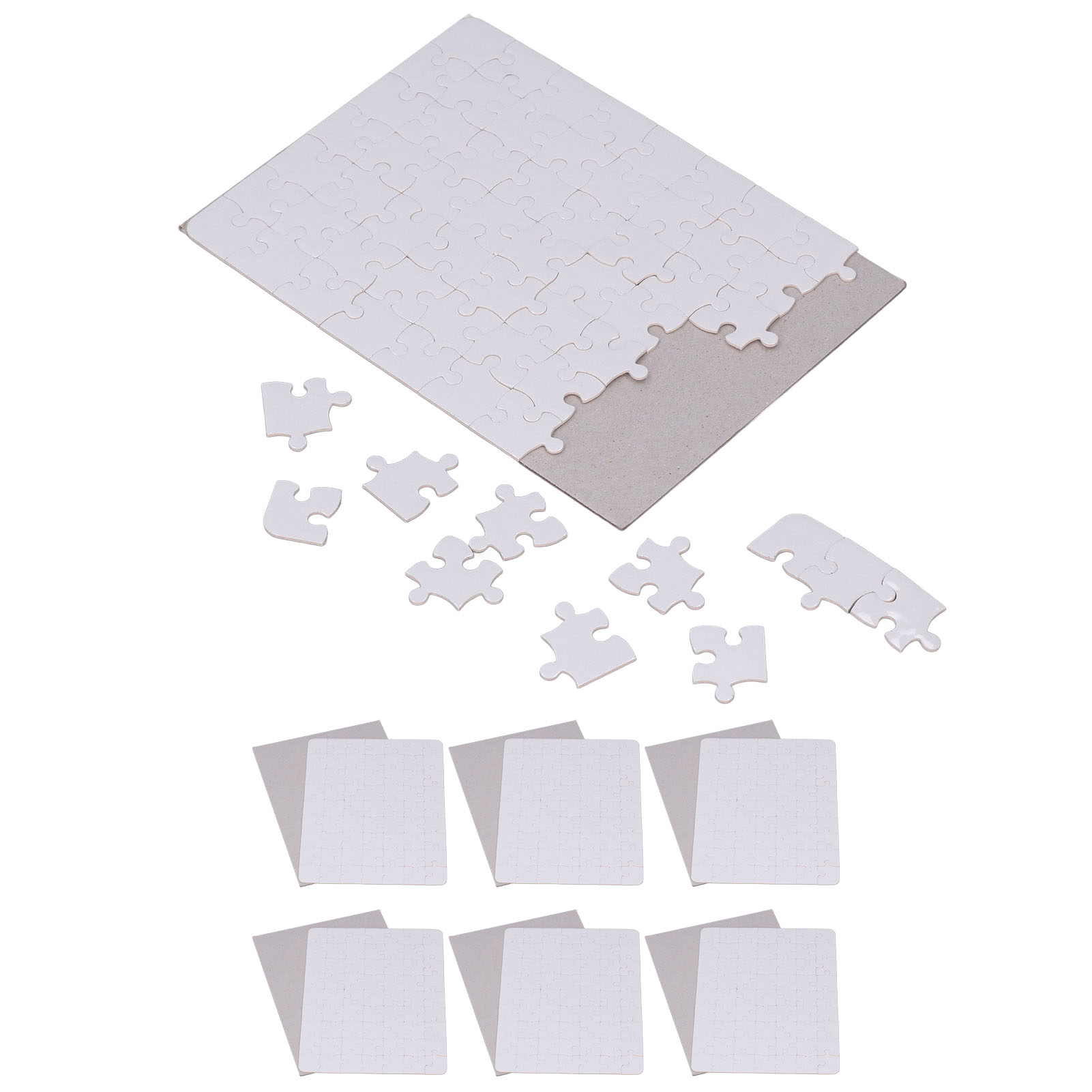 6 Set Blank Puzzles 13x18cm Wh - Puzzle Blank White recensione e prezzo