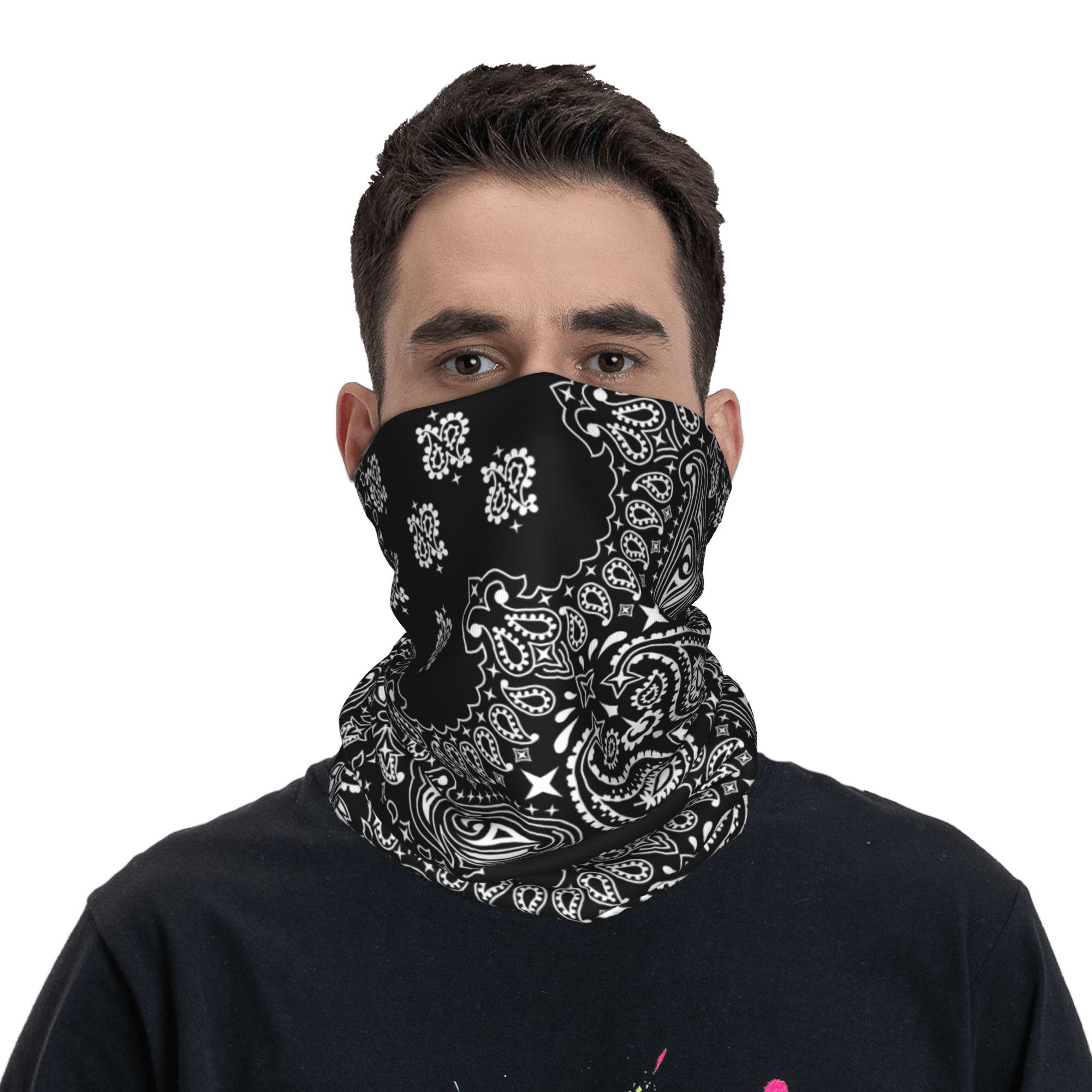 Custom Black And White Paisley - Bandana Blank White recensione e prezzo