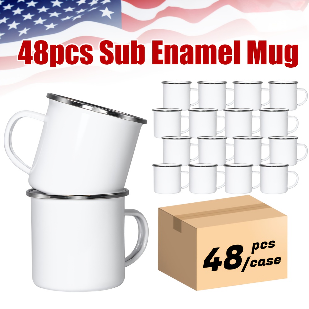 48pcs 11.83oz Sublimation Whit - Sublimation Mug White recensione e prezzo