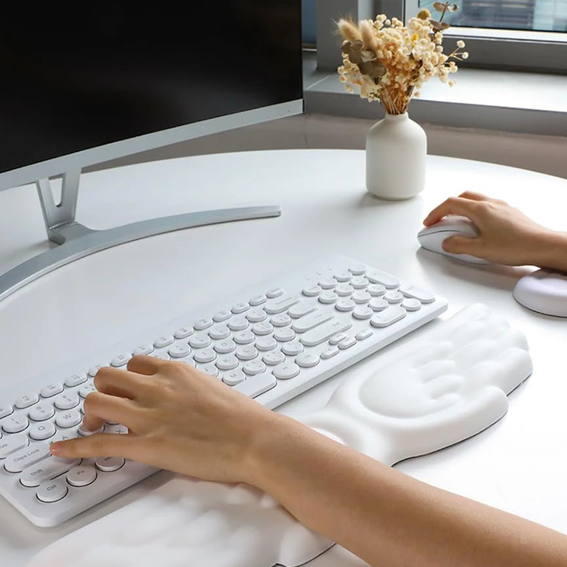 Angel Wings Shaped Keyboard Mo - Mouse Pad Blank Sublimation recensione e prezzo