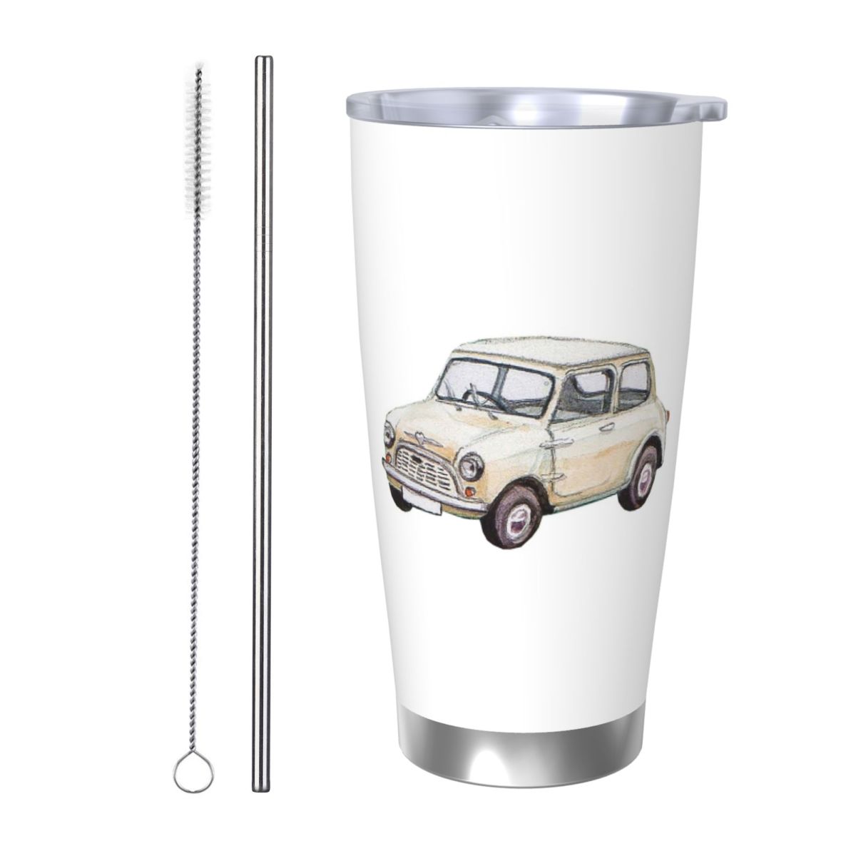 Classic White Mini Cooper In W - Tumbler 20Oz White recensione e prezzo