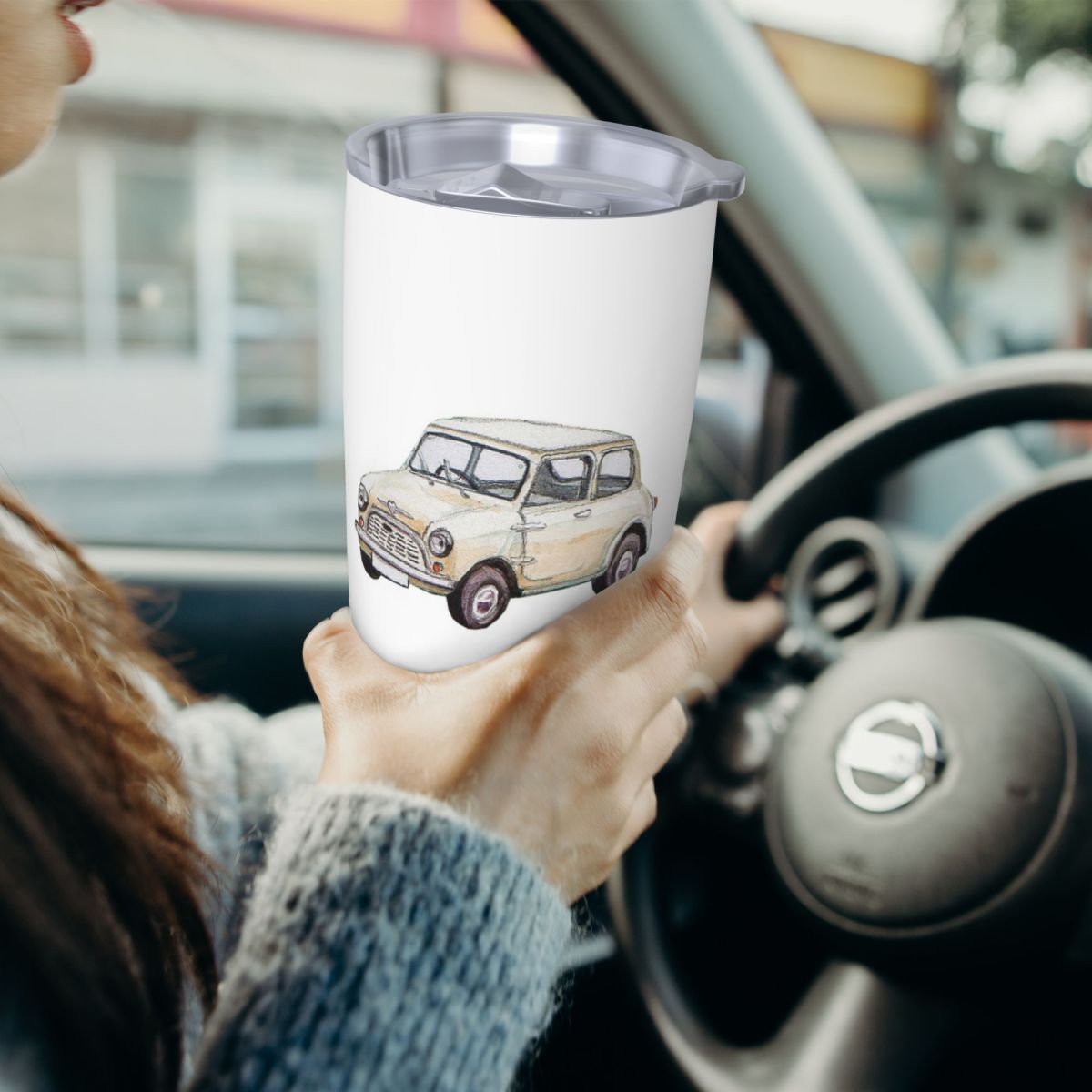 Classic White Mini Cooper In W - Tumbler 20Oz White recensione e prezzo
