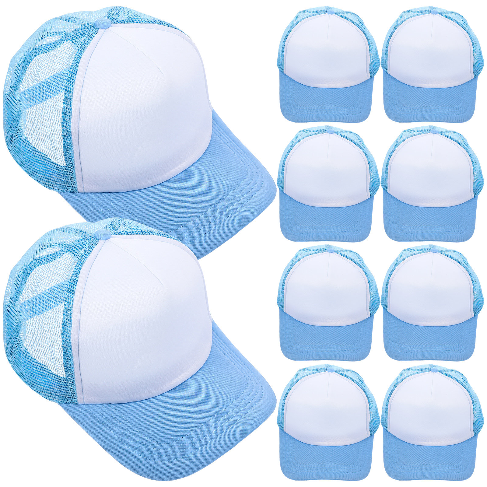 10Pcs Blank Baseball Hats Mesh - Hat Sublimation Blank recensione e prezzo