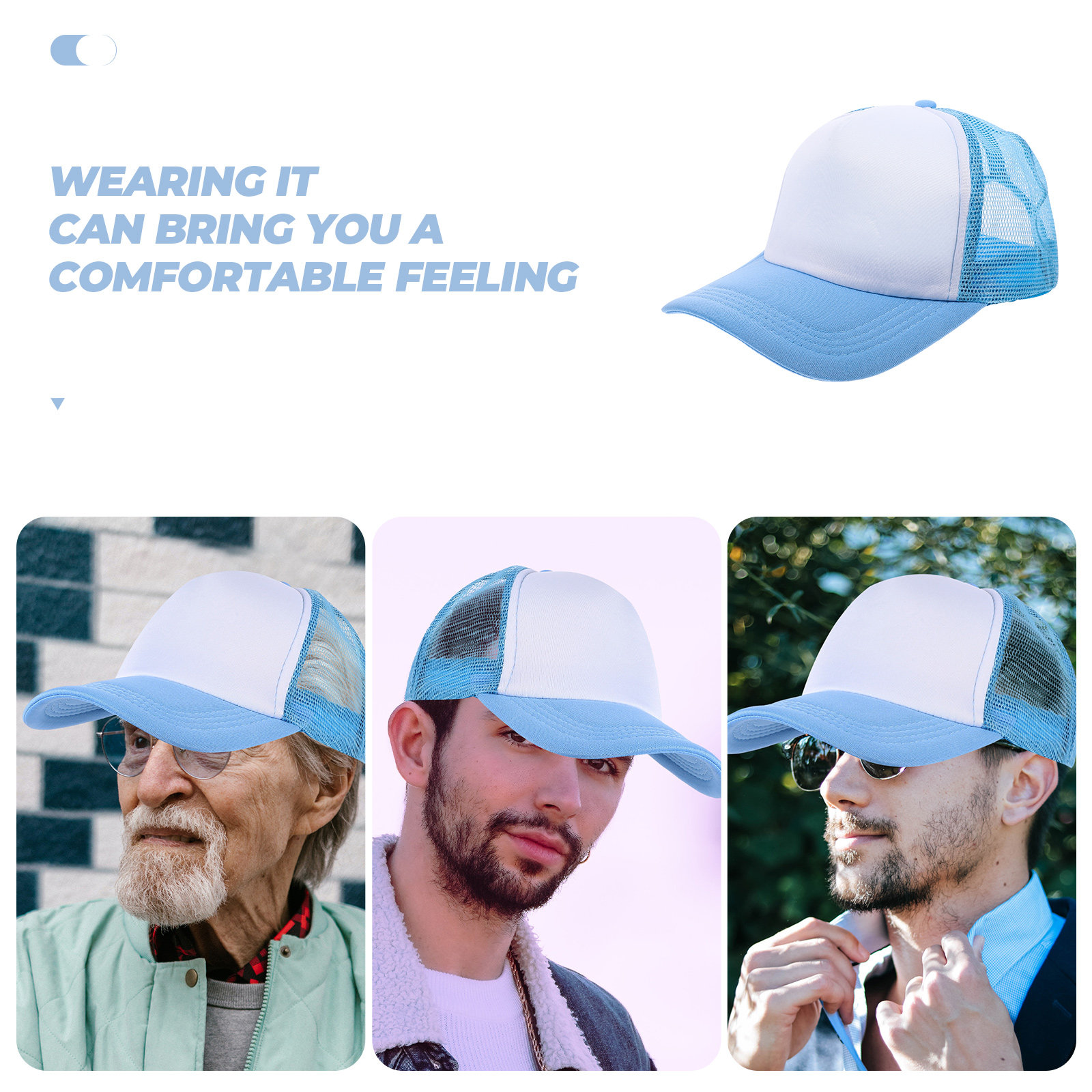 10Pcs Blank Baseball Hats Mesh - Hat Sublimation Blank recensione e prezzo