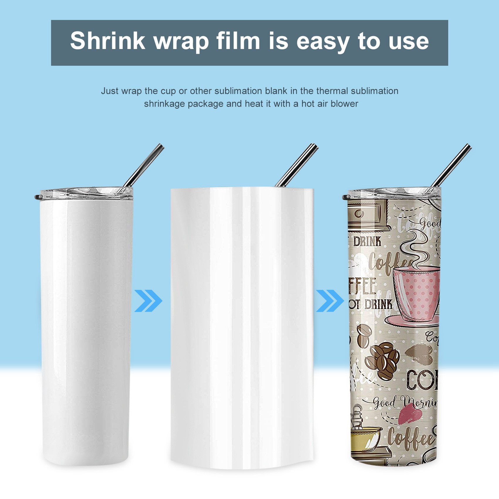 -FTGT 30Pcs Sublimation Shrink - Sublimation Mug White recensione e prezzo