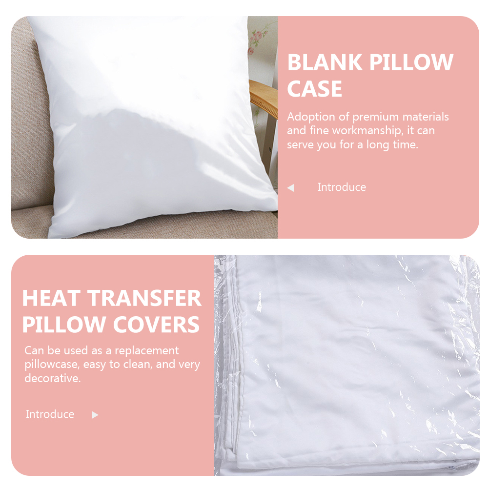 4Pcs White Sublimation Pillow  - Pillow Cover Sublimation recensione e prezzo