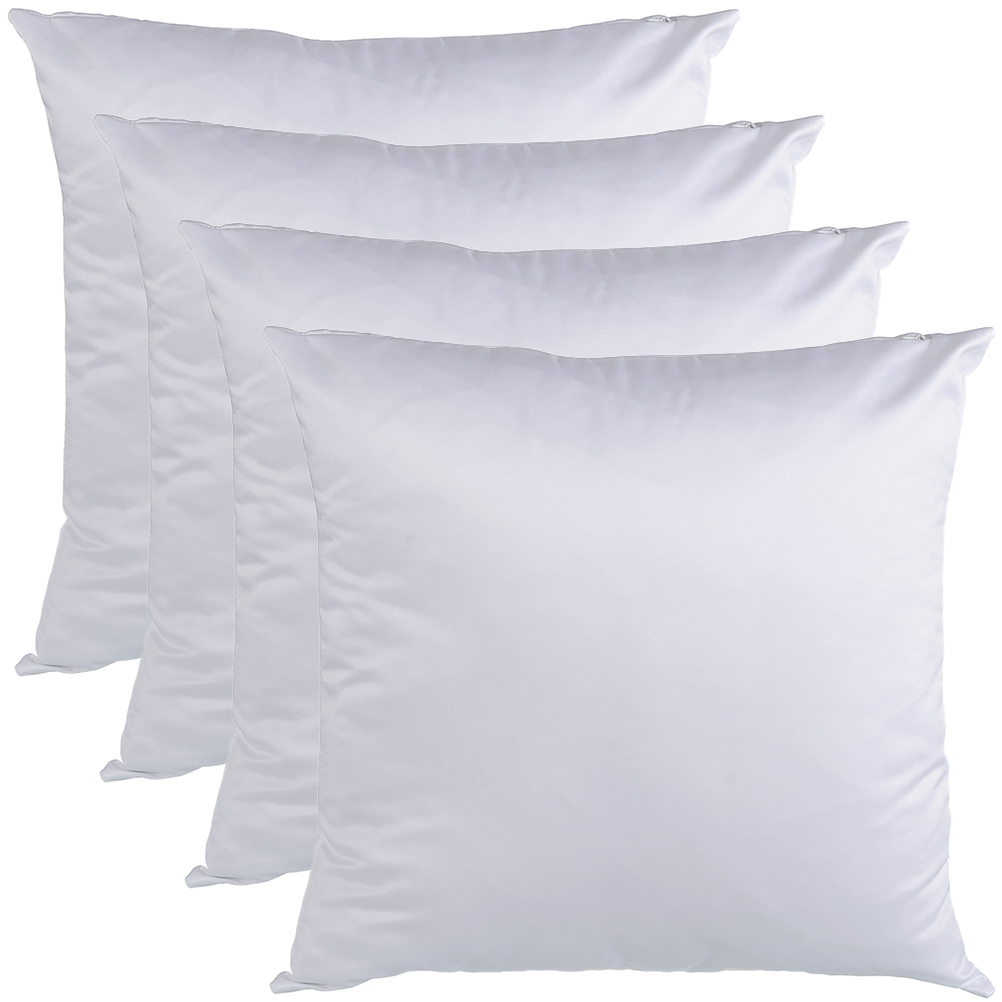 4Pcs White Sublimation Pillow  - Pillow Cover Sublimation recensione e prezzo