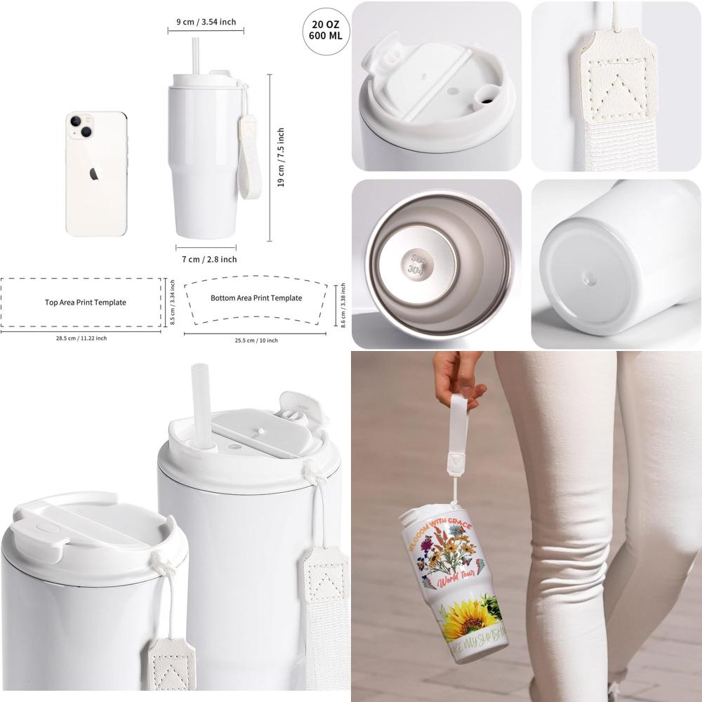 20 oz White Sublimation Tumble - Tumbler 20Oz White recensione e prezzo
