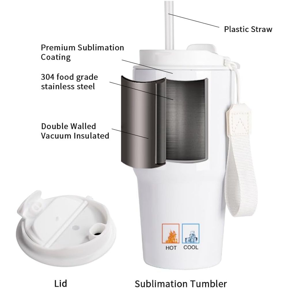 20 oz White Sublimation Tumble - Tumbler 20Oz White recensione e prezzo