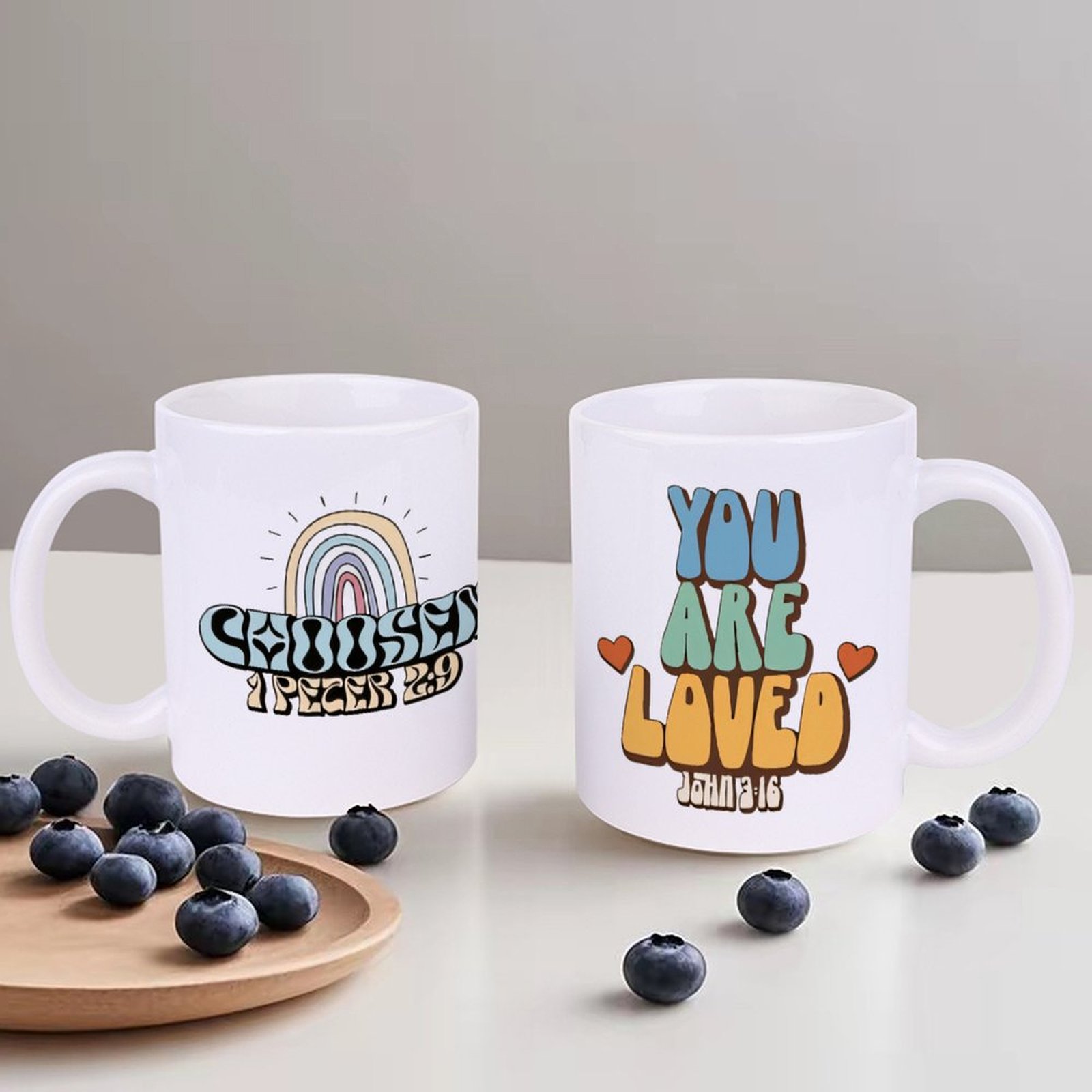 A Rainbow And A Rainbow With T - Sublimation Mug White recensione e prezzo