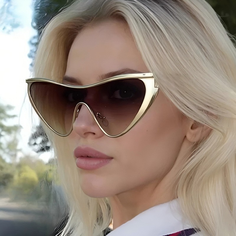 Rimless Y2K Style Sunglasses R - Metal Photo Panel recensione e prezzo