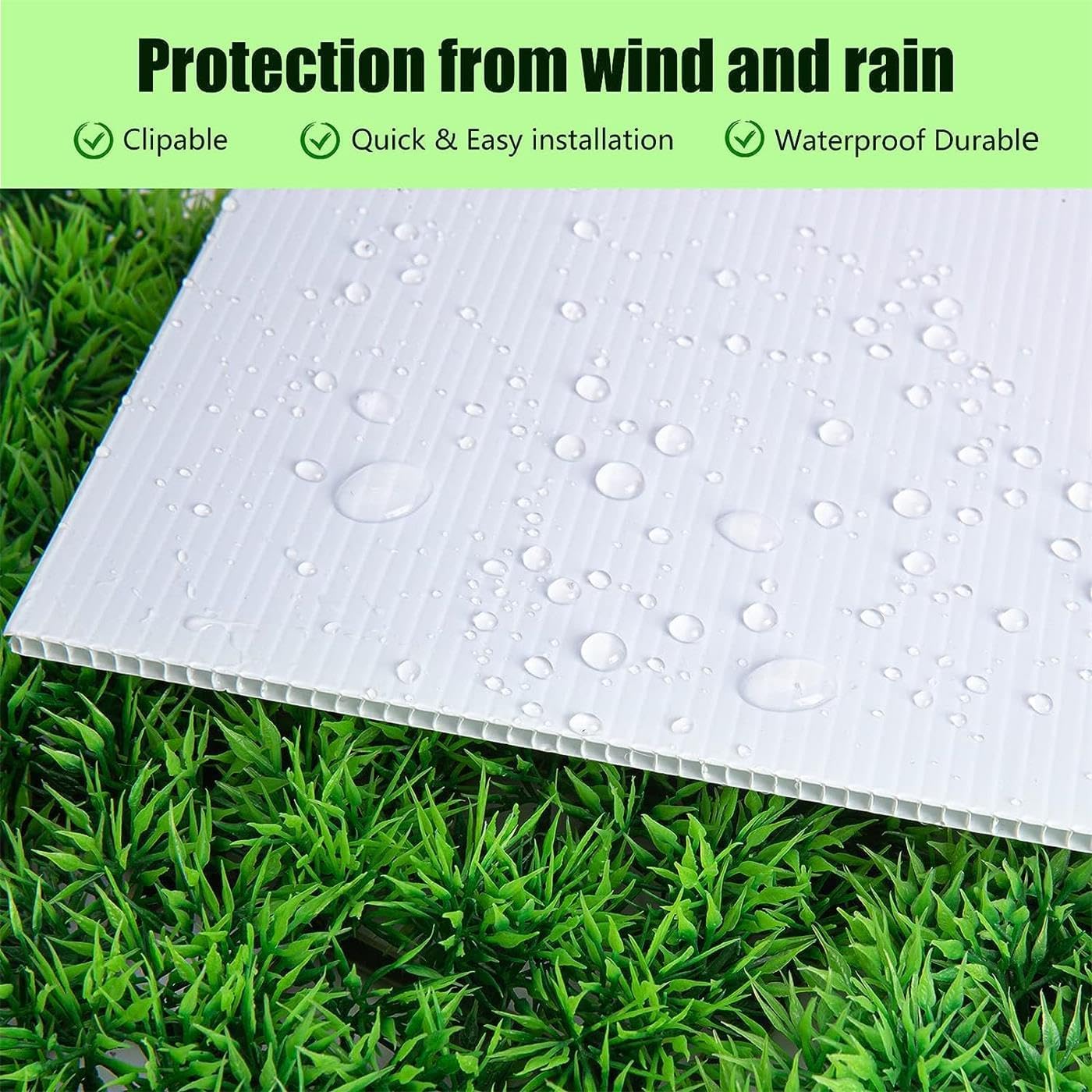 6 Pack 24x18 White Blank Lawn  - Yard Sign Blank recensione e prezzo