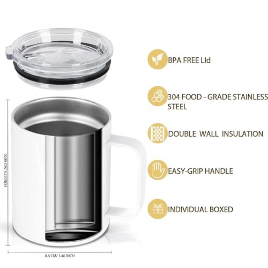 12 Oz Sublimation Coffee Mug B - Sublimation Mug White recensione e prezzo